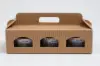 12-1/8 X 3-15/16 X 3-1/2 WIND CARRIER KRAFT RIBBED 3 JAR