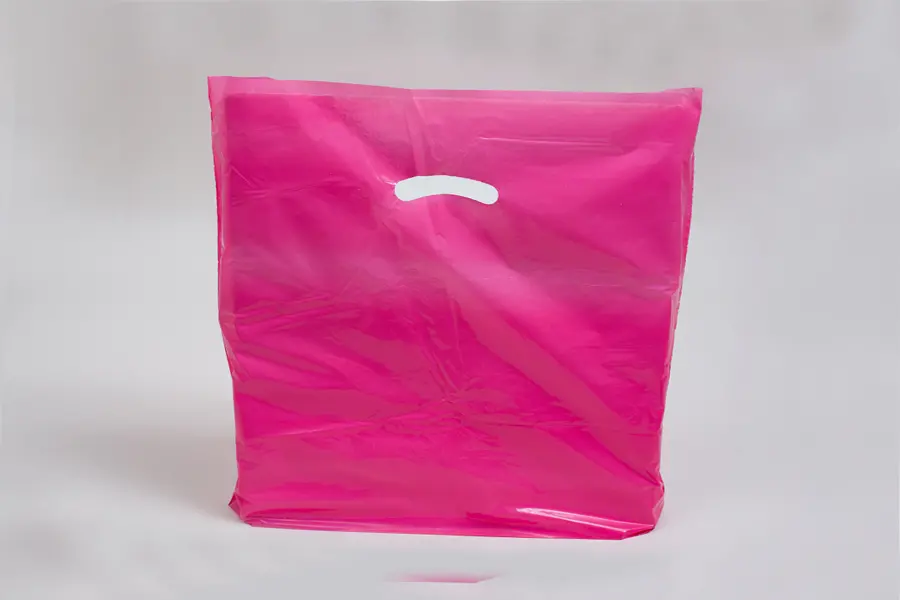 <18X18X4 MAGENTA GLOSS PLASTIC