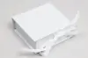 2-3/4X2-3/4X1 MATTE WHITE W/ WHITE PLATFORM AND RIBBON JEWELRY BOX