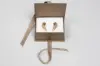 3-1/2X2-1/8X1 MATTE CHAMPAGNE W/ CHAMPAGNE RIBBON JEWELRY BOX