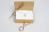 5X3-1/2X1-1/2 NATURAL KRAFT W/ KRAFT COLORED RIBBON JEWELRY BOX