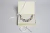 7X5-1/2X1-1/4 MATTE CREAM W/ CREAM RIBBON JEWLERY BOX
