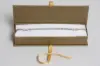 8X2X1-1/4 MATTE GOLD W/ GOLD RIBBON JEWELRY BOX