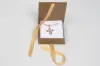 2-3/4X2-3/4X1 MATTE GOLD W/ GOLD RIBBON JEWELRY BOX