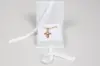 2-3/4X2-3/4X1 MATTE WHITE W/ WHITE PLATFORM AND RIBBON JEWELRY BOX
