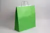 17-1/4 X 6 X 18 TINTED KELLY GREEN SHOP BAG