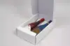 7-1/4 X 3-1/2 X 13-3/8 BOTTLE BOX SPUN BIANCO 2 BOT W/INSERTS