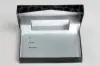 4-5/8X3-3/8X5/8 BLACK MOC CROC SILVER PAPER POP UP INSERT