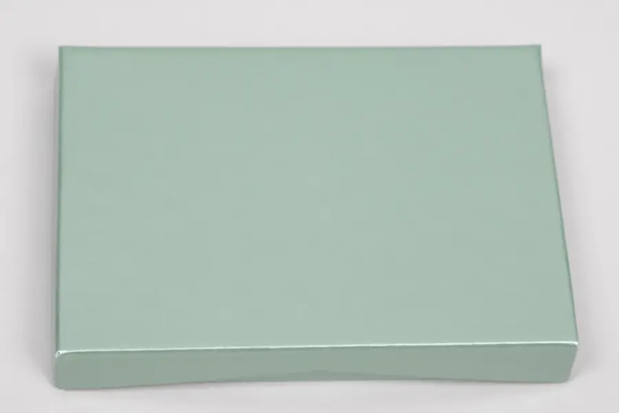 4-5/8X3-3/8X5/8 EUCALYPTUS GREEN ICE PAPER POP UP INSERT