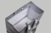 6-1/2 X 3-1/2 X 6-1/2 SILVER STARDUST SPARKLE EUROTOTE