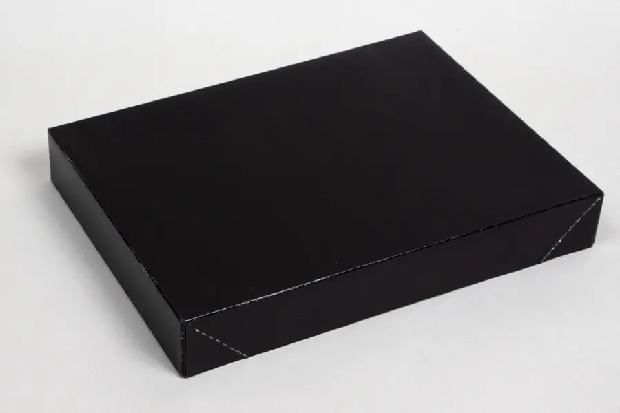 11.5X8.5X1.6 BLACK GLOSS APPAREL BOX