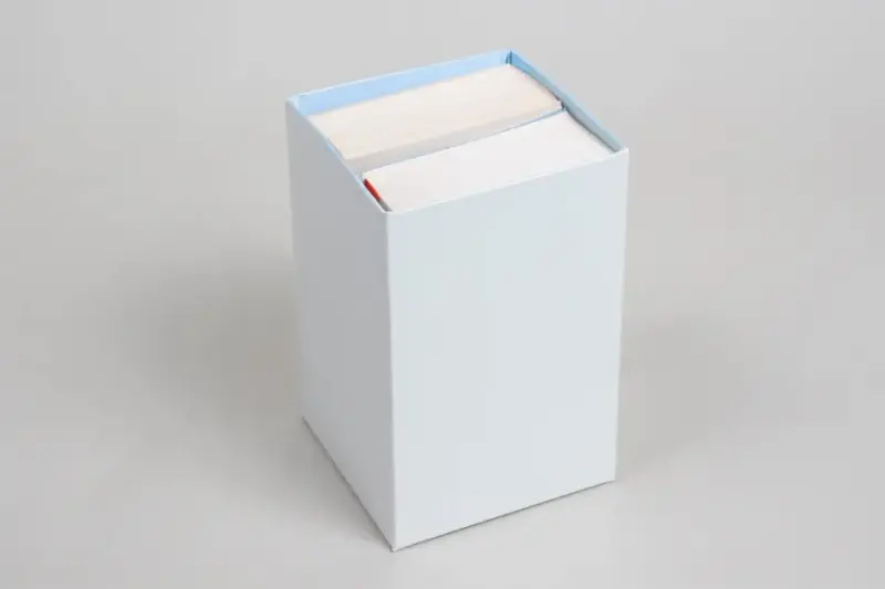 4x4x6 White Gloss Hi-Wall Folding Gift Boxes *Lids Sold Separately*