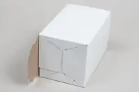 4x4x6 White Gloss Hi-Wall Folding Gift Boxes *Lids Sold Separately*