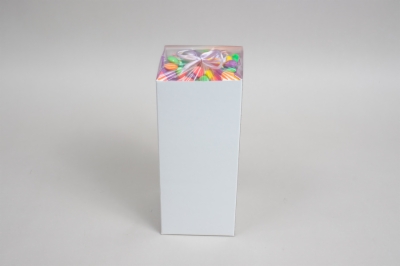4x4x9 White Gloss Hi-Wall Folding Gift Boxes *Lids Sold Separately*