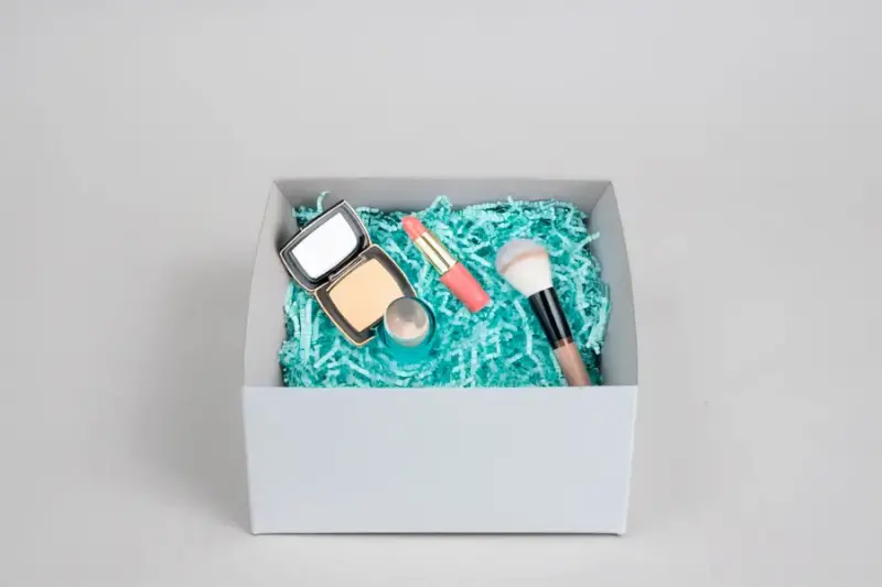 5x5x3 White Gloss Hi-Wall Folding Gift Boxes *Lids Sold Separately*