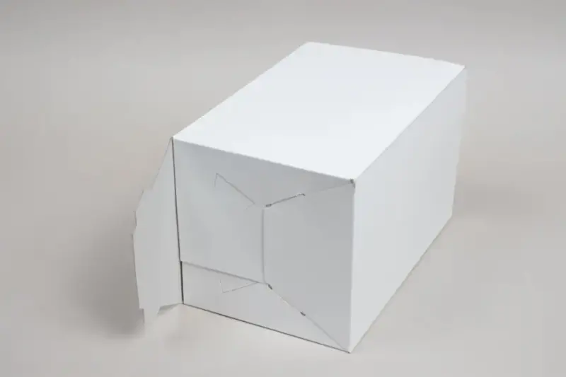 6x6x6 White Gloss Hi-Wall Folding Gift Boxes *Lids Sold Separately*