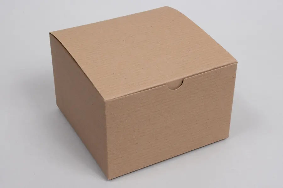 6X6X4 NATURAL KRAFT GIFT BOX