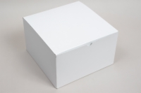 8L x 8W x 6H, Ohio Valley Natural White Gloss Tuck-Top Gift Boxes