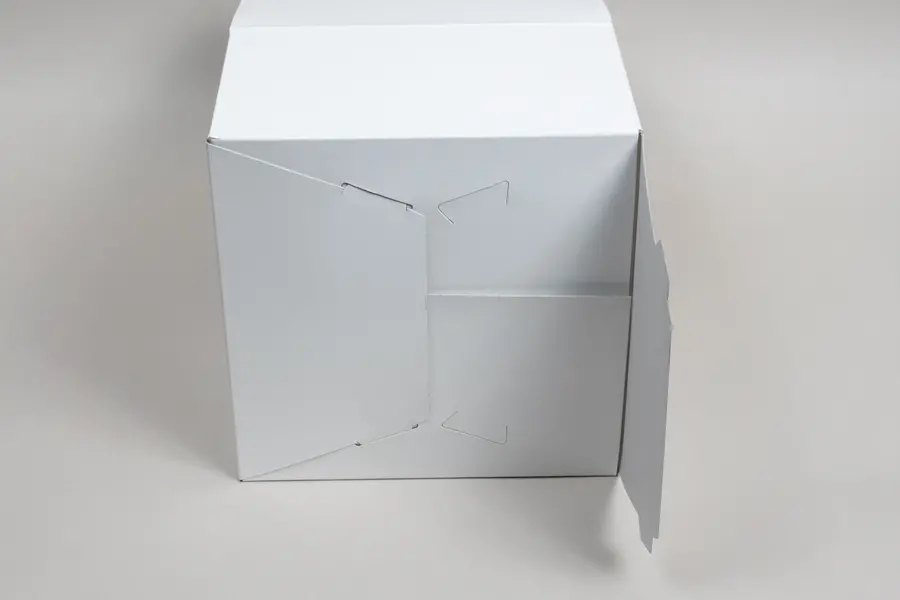 9L x 9W x 5-1/2H, Ohio Valley Gloss Gift Boxes, White