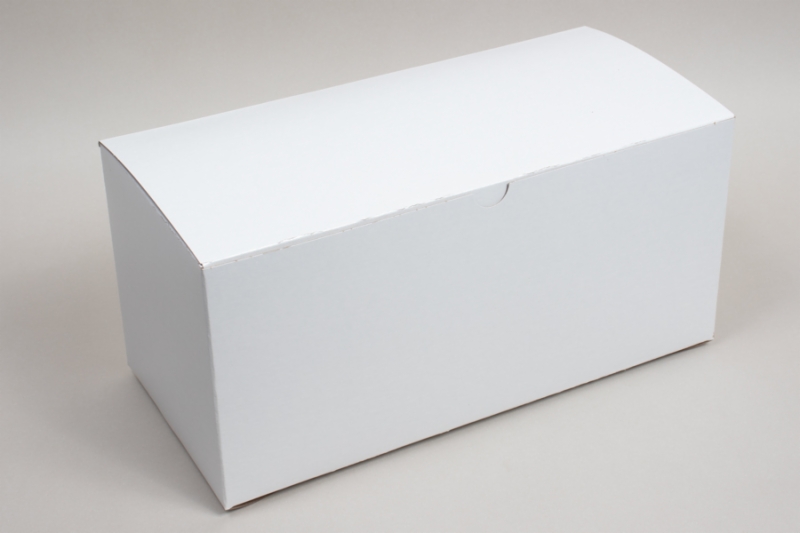 15x7x7 White Gloss Tuck-Top Gift Boxes