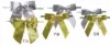 2-1/2W x 2 Bow, Pre-Tied Satin Bows With Wire Twist, Azalea Satin