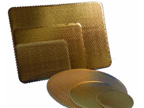 Bakery Cake Pads - Gold