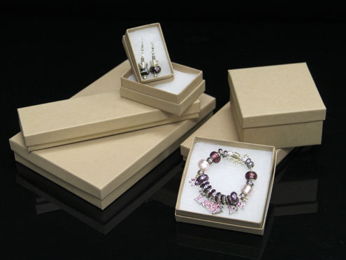 Boxes - Jewelry - Natural Kraft