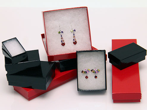 cotton filled jewelry boxes colors kraft textures boxes colors