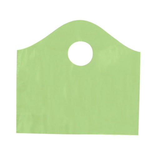 12 x 11 x 4 CITRUS GREEN FROSTED WAVETOP PLASTIC BAGS
