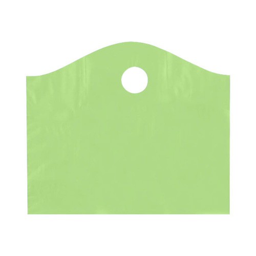 18 x 15 x 6 CITRUS GREEN FROSTED WAVETOP PLASTIC BAGS