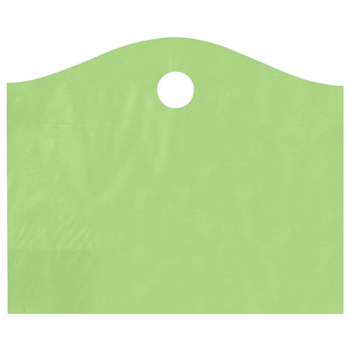 22 x 18 x 8 CITRUS GREEN FROSTED WAVETOP PLASTIC BAGS