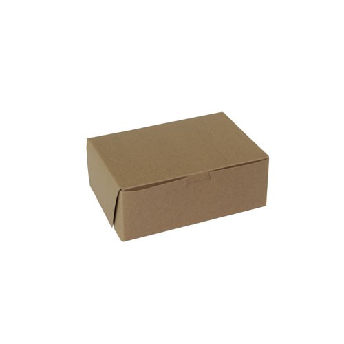 7 x 5 x 3 NATURAL KRAFT ONE-PIECE BAKERY BOXES