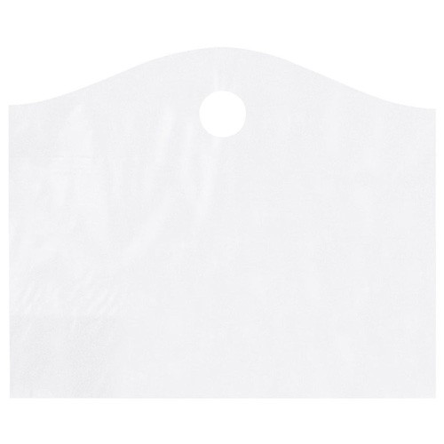 18 x 15 x 6 CLEAR FROSTED WAVETOP PLASTIC BAGS