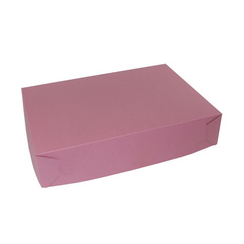 19 x 14 x 4 (1/2 SHEET) STRAWBERRY ONE-PIECE BAKERY BOXES