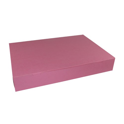 19.5 x 14 x 4 (1/2 SHEET) STRAWBERRY TWO-PIECE BAKERY BOXES