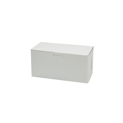 8 x 4 x 4 WHITE ONE-PIECE BAKERY BOXES