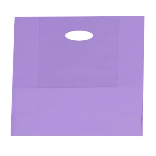 16 x 6 x 15 GRAPE FROSTED PLASTIC TOTE BAGS