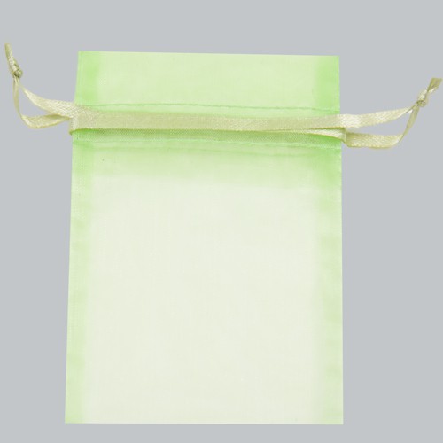 5 x 6-1/2 MINT SHEER ORGANZA POUCHES