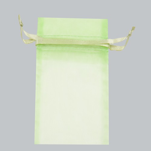 5-1/2 x 9 MINT SHEER ORGANZA POUCHES