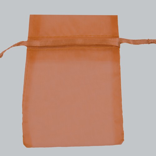 5-1/2 x 9 COPPER SHEER ORGANZA POUCHES