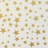 Gold Stars White