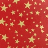 Gold Red Stars